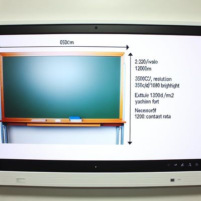 Resolution Interactive Digital Blackboard 1920*1080 Resolution 350cd/m2 Brightness 1200 1 Contrast Ratio