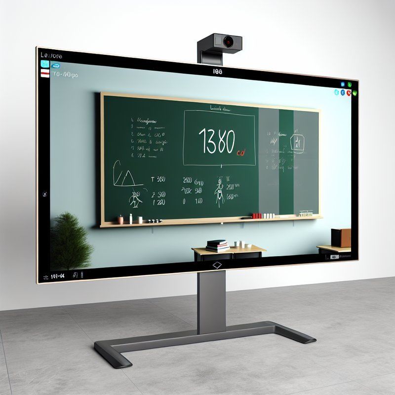 Resolution Interactive Digital Blackboard 1920*1080 Resolution 350cd/m2 Brightness 1200 1 Contrast Ratio