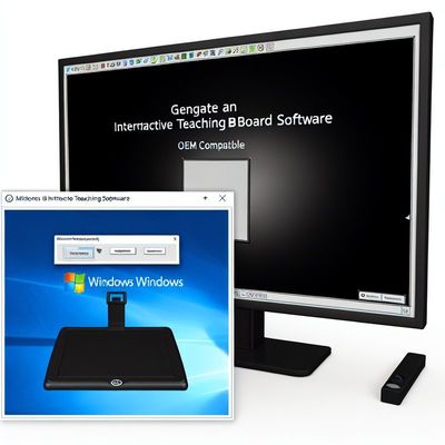 Software de quadro de ensino interativo Compatível com todos os Windows Black ou OEM Compatível