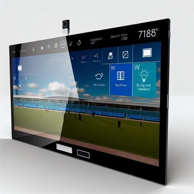 Alto-falantes integrados e ângulo de visão de 178° Blackboard digital interativo para compatibilidade com IOS